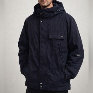 Holden Men's Skiing Jacket Size Lg Black Pockets Water Proof Luxury Slopes